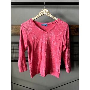 Fresh Produce Women's Pink Top | Size Medium